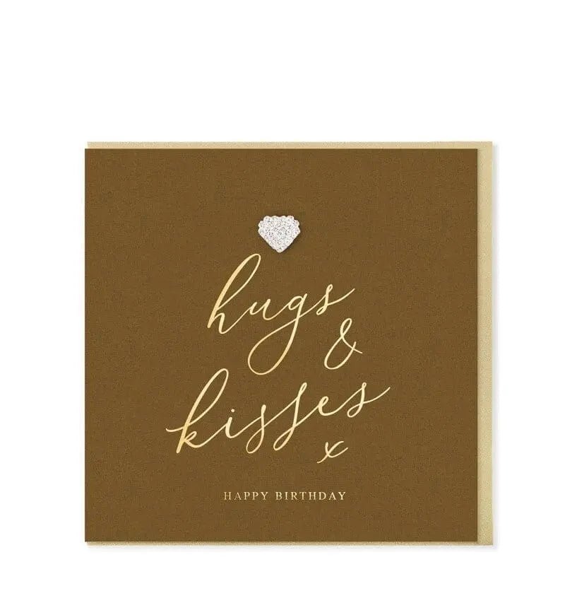 Hugs & Kisses Birthday Card - Lemon And Lavender Toronto