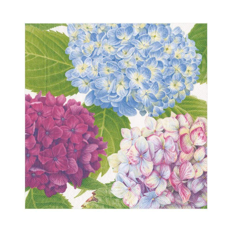 Hydrangea Garden Paper Luncheon Napkins - 20 Per Package - Lemon And Lavender Toronto