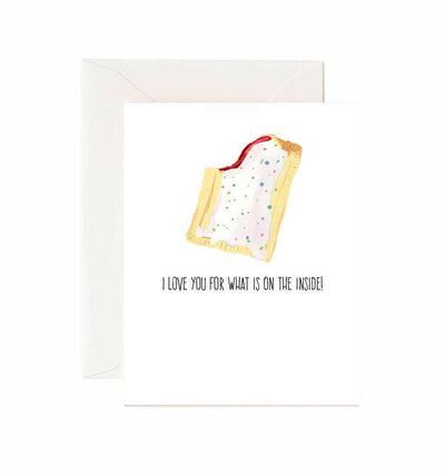 I Love You For Whats On The Inside - Greeting Card - Lemon And Lavender Toronto