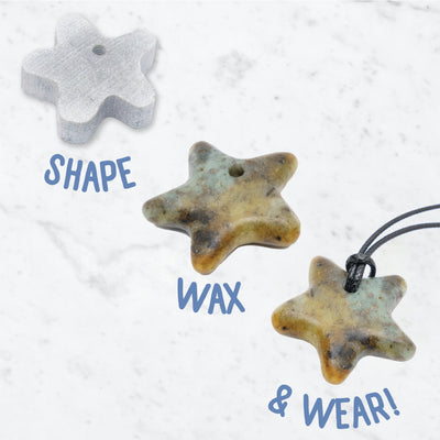 Star Pendant Soapstone Carving Kit - Made in Canada