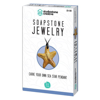 Star Pendant Soapstone Carving Kit - Made in Canada