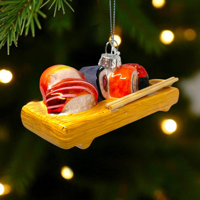 Glass Sushi Ornament
