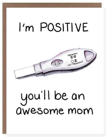 I’m Positive Mom Card - Lemon And Lavender Toronto