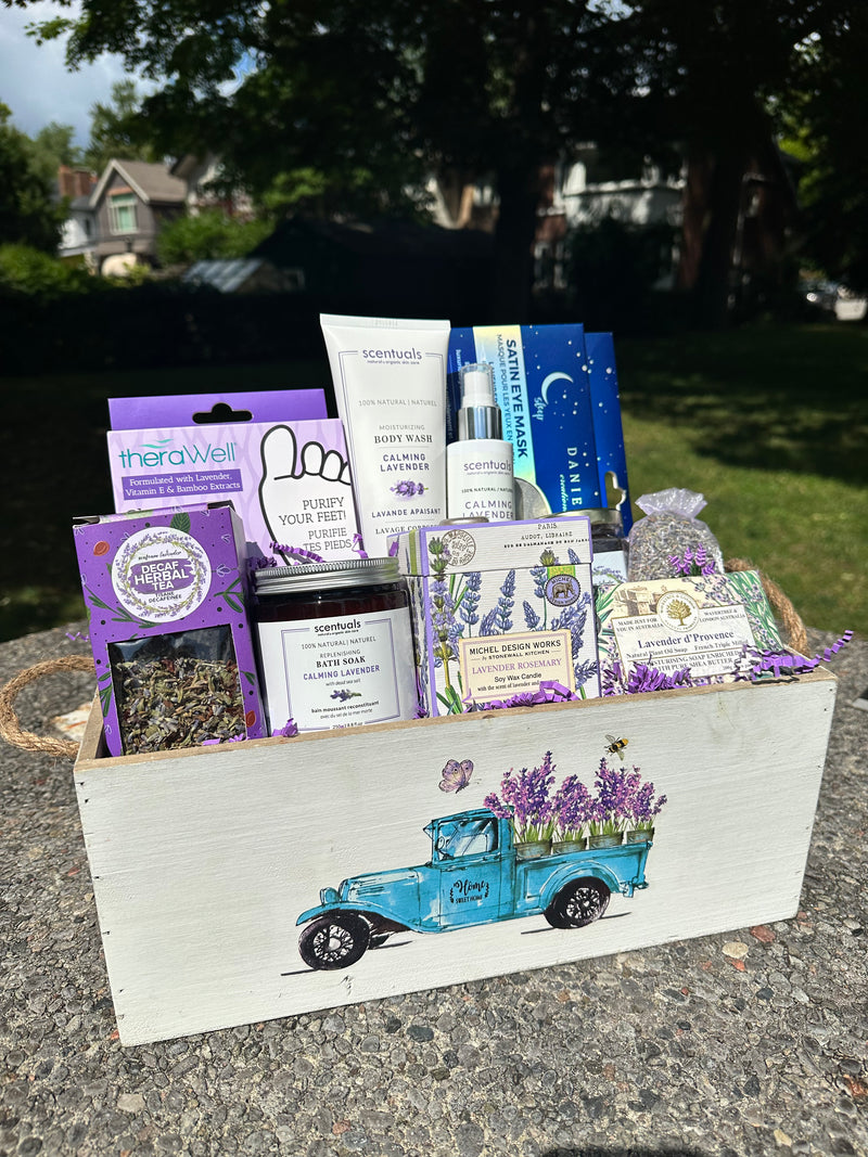 Luxurious Lavender Gift Basket