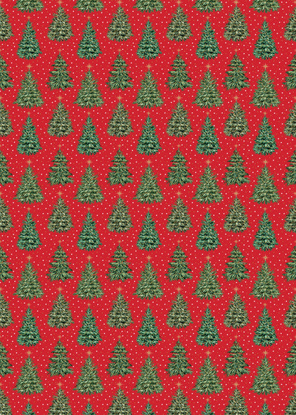 Christmas Trees Gift Wrap Roll
