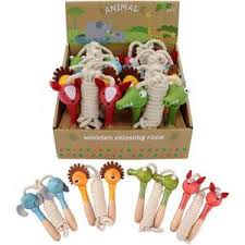 Wooden Animal Skipping Rope