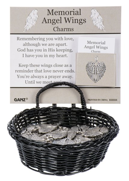 In MemoriaL Angel Wings Charm - Lemon And Lavender Toronto