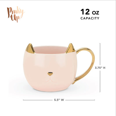 Chloe Pink Cat Mug