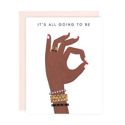 It's All Ok Greeting Card - Lemon And Lavender Toronto