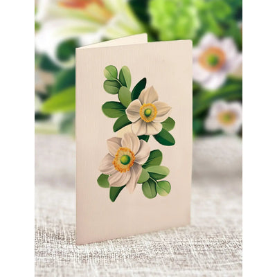 Ivory & Sage Pop - up Greeting Card - Lemon And Lavender Toronto