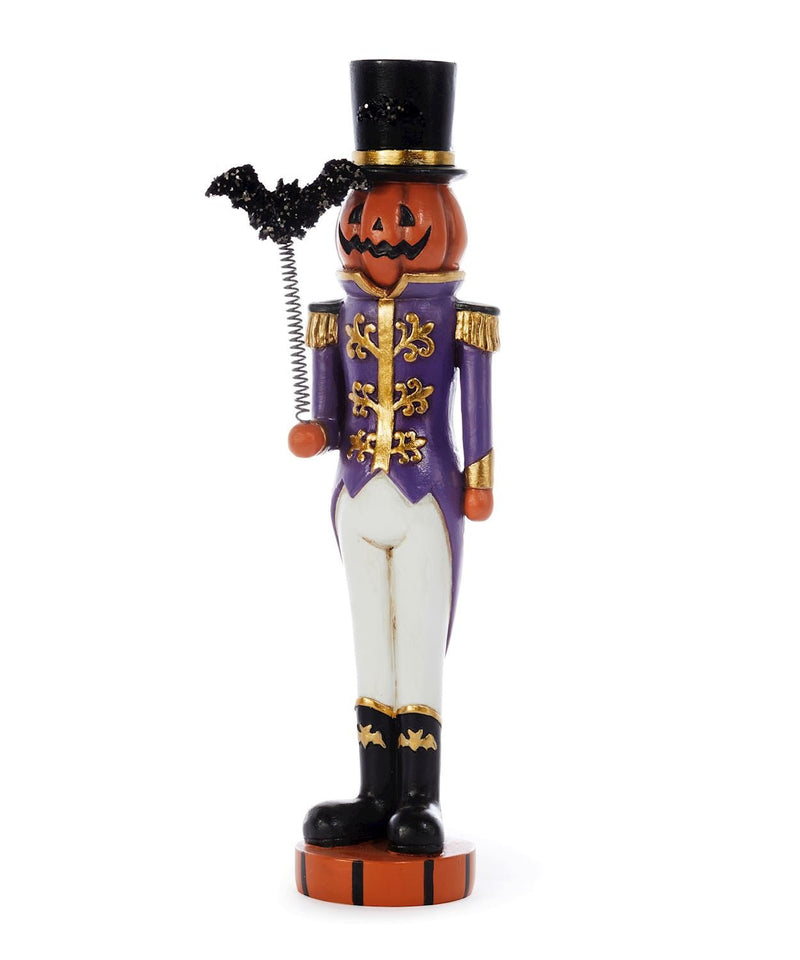 Jack - O - Lantern Toy Soldier Figurine w/ Bat - Lemon And Lavender Toronto