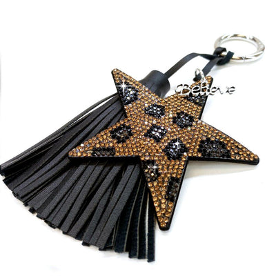 Jacqueline Kent Star Struck Purse Charm Keychain - Lemon And Lavender Toronto