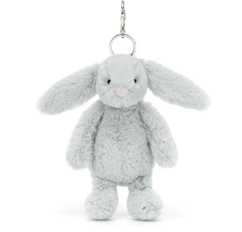 Jellycat bashful Silver Grey Bunny Bag Charm - Lemon And Lavender Toronto