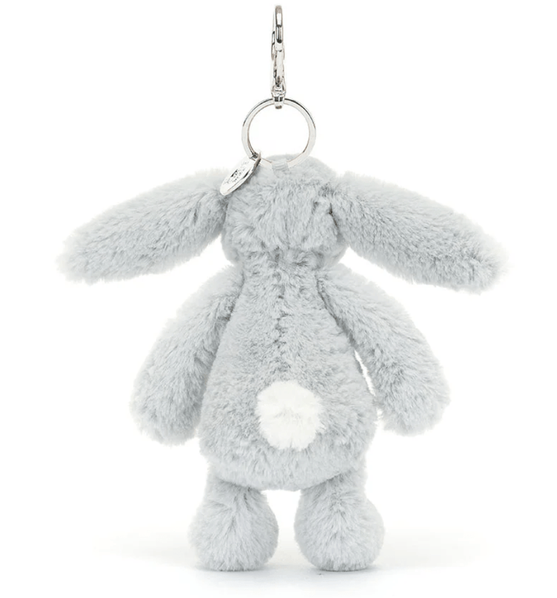 Jellycat bashful Silver Grey Bunny Bag Charm - Lemon And Lavender Toronto