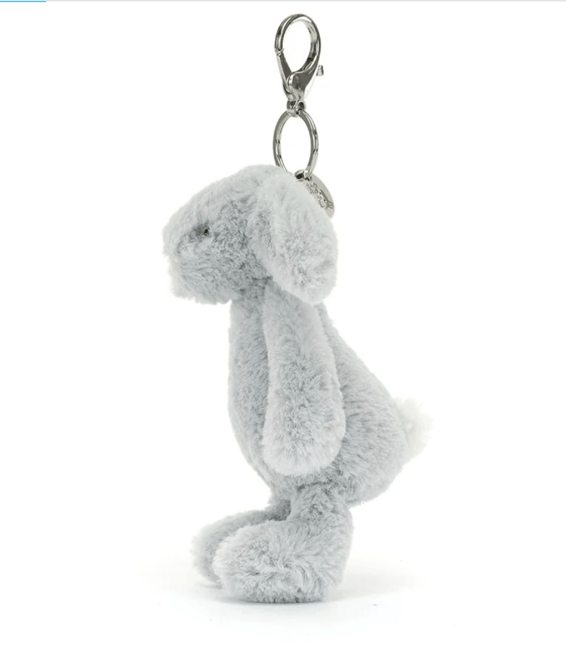 Jellycat bashful Silver Grey Bunny Bag Charm - Lemon And Lavender Toronto