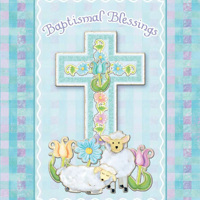 Jesus Loves Me - Faith Baby Congratulations Bookmark Card - Lemon And Lavender Toronto