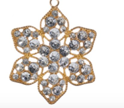 Jeweled Brooch Ornament - Lemon And Lavender Toronto