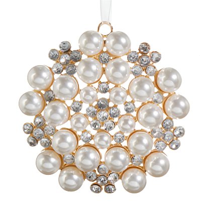 Jeweled Brooch Ornament - Lemon And Lavender Toronto