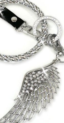 Jeweled Large Wing Keychain Jailer - Lemon And Lavender Toronto