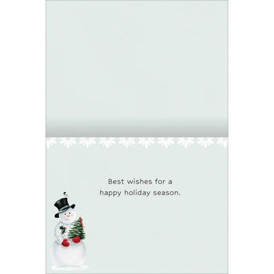 Jolly Snowmen Petite Christmas Card Box Set - Lemon And Lavender Toronto