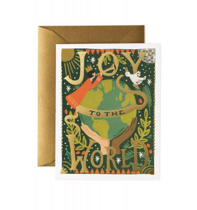 Joy to the World Christmas Card - Lemon And Lavender Toronto