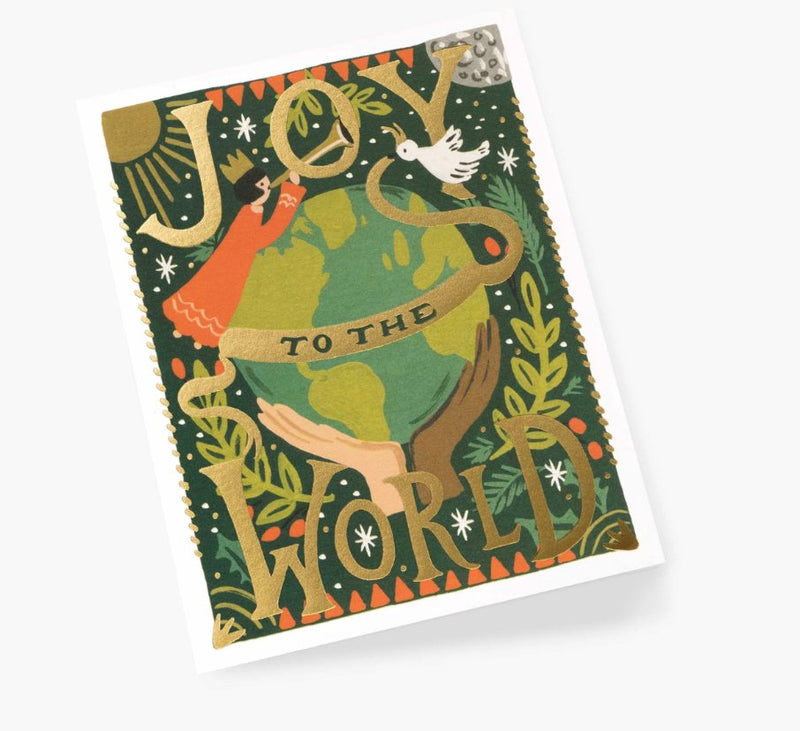 Joy to the World Christmas Card - Lemon And Lavender Toronto