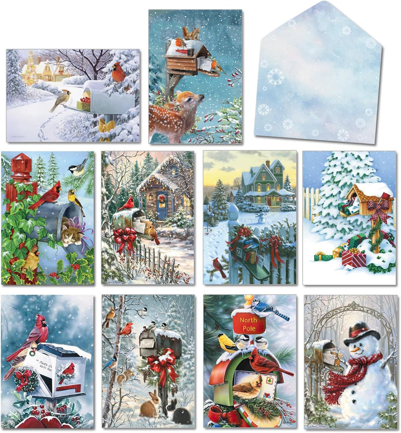 Keeping in Touch During the Holidays Card Assortment - Lemon And Lavender Toronto