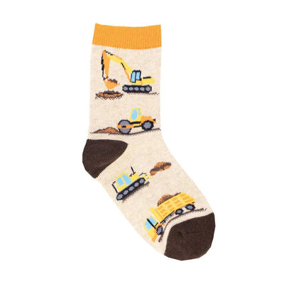 Kid's Trucks Socks - Lemon And Lavender Toronto