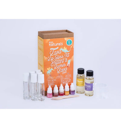 Kiss Naturals DIY Lava Lip Gloss Kit for Kids - Made in Canada - Lemon And Lavender Toronto