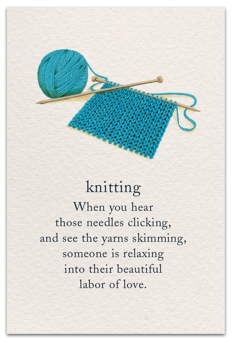 Knitting Card - Lemon And Lavender Toronto