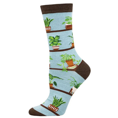 Ladies Bamboo Houseplants Socks - Lemon And Lavender Toronto