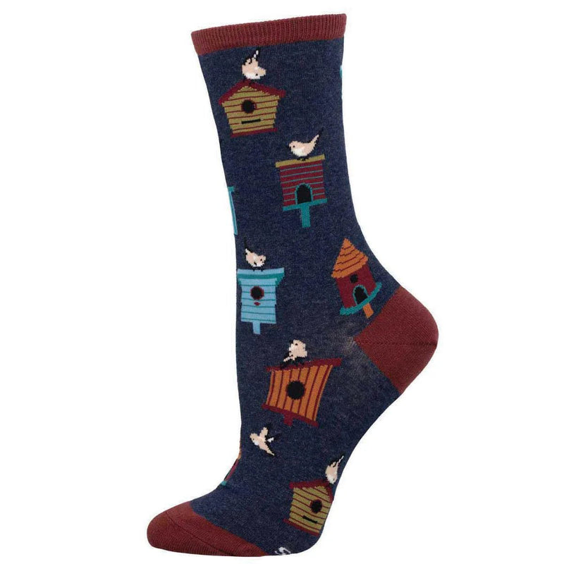 Ladies Birdhouse Socks - Lemon And Lavender Toronto