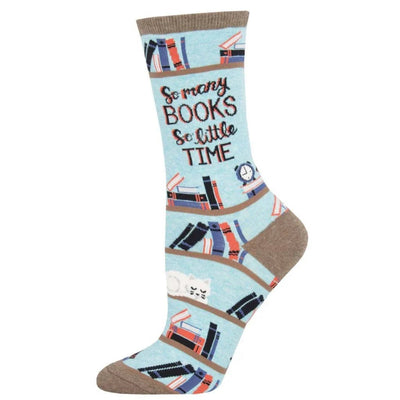 Ladies Book Socks - Lemon And Lavender Toronto