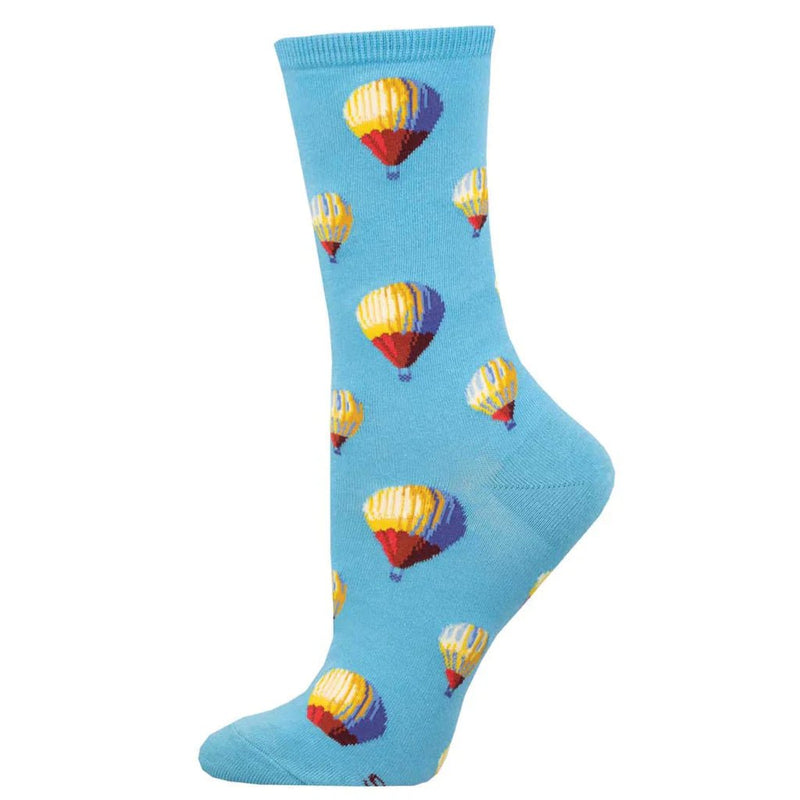 Ladies Hot Air Balloons Socks - Lemon And Lavender Toronto