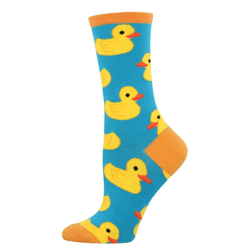 Ladies Rubby Ducky Socks - Lemon And Lavender Toronto