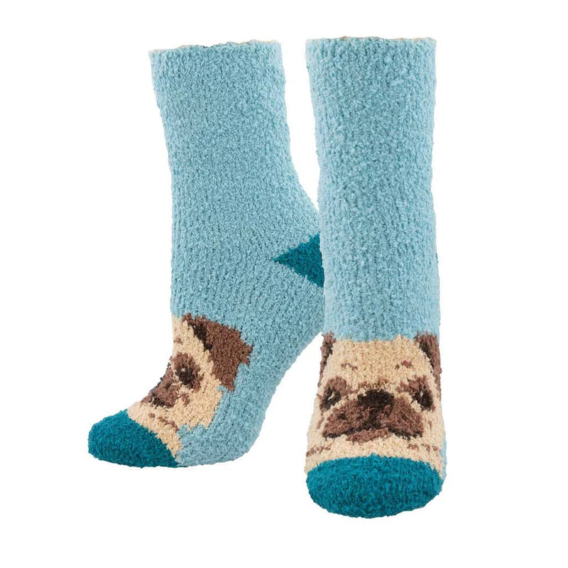 Ladies Warm & Cozy Sweet Puppy Socks - Lemon And Lavender Toronto