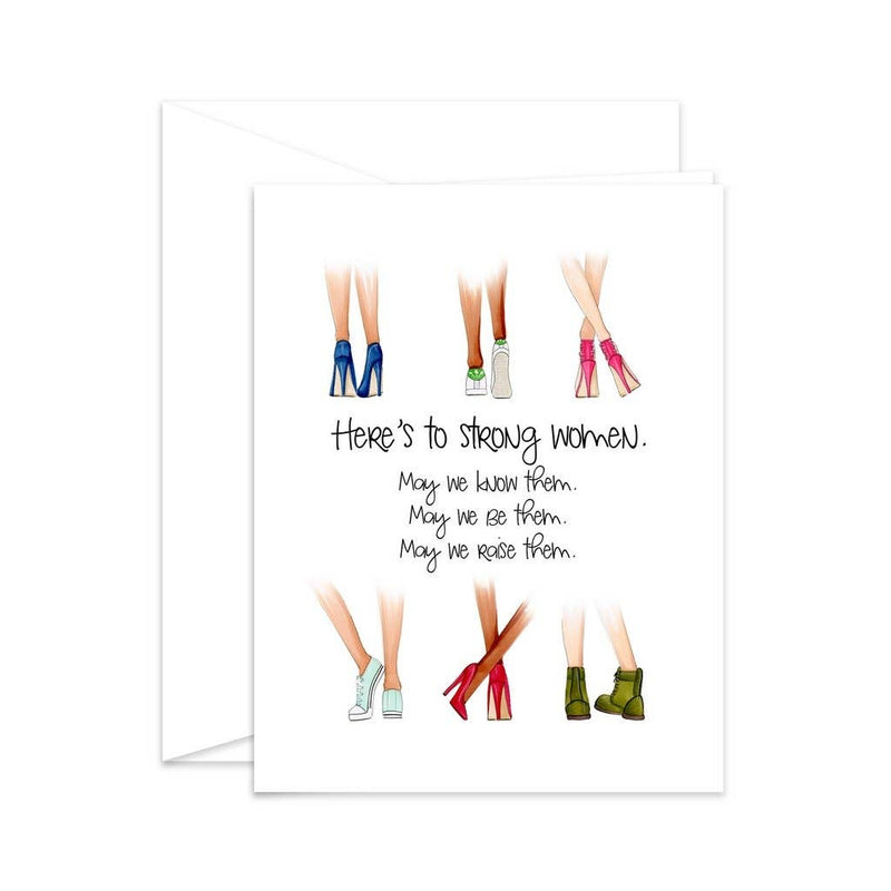 Ladies Who Empower - Women Power Greeting Card - Lemon And Lavender Toronto