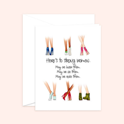 Ladies Who Empower - Women Power Greeting Card - Lemon And Lavender Toronto