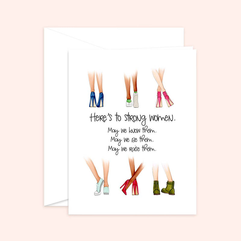 Ladies Who Empower - Women Power Greeting Card - Lemon And Lavender Toronto