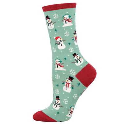 Ladies Winter Snowman Socks - Lemon And Lavender Toronto