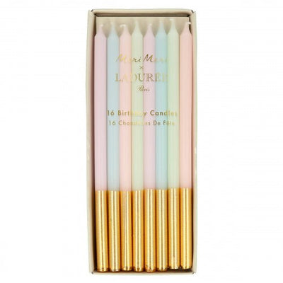 Ladurée Paris Gold Leaf Candles - Meri Meri - Lemon And Lavender Toronto