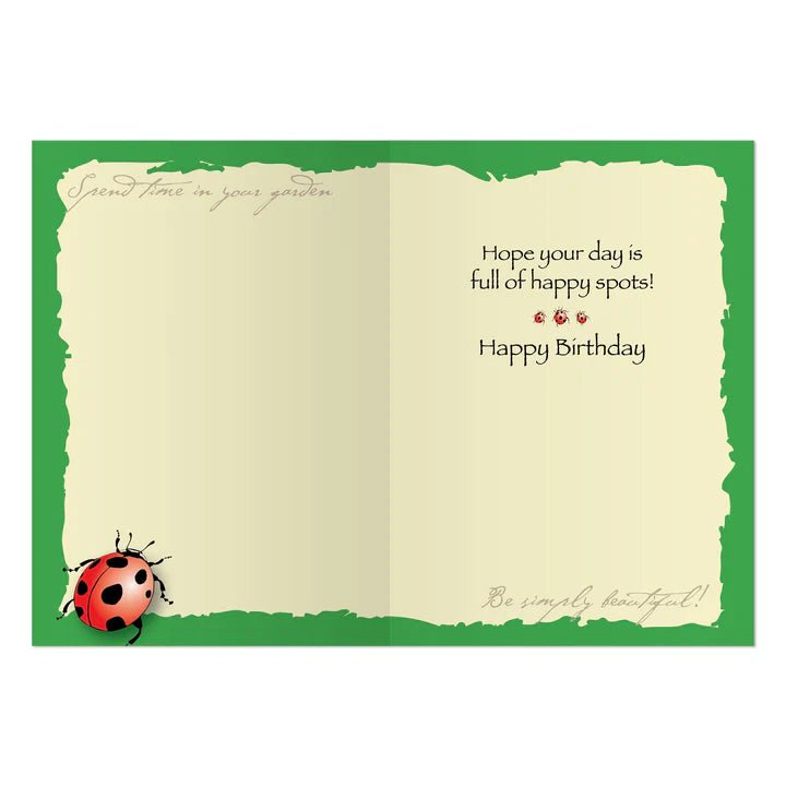 Ladybug Advice Card - Lemon And Lavender Toronto