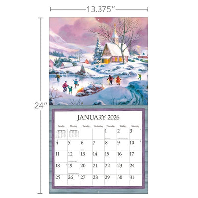 Simple Country 2026 Wall Calendar