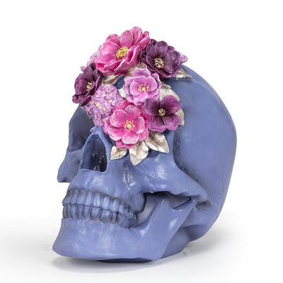 Large Skull with Flowers - Lemon And Lavender Toronto