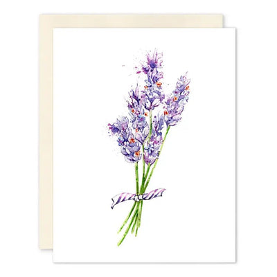 Lavender Bouquet Card - Lemon And Lavender Toronto