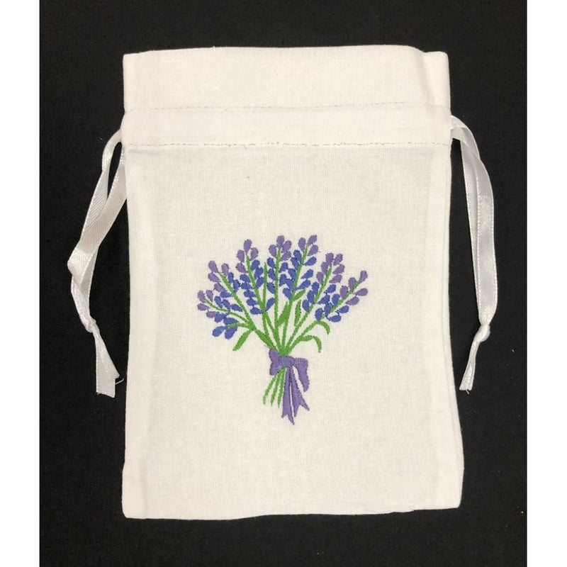 Lavender Embroidered Sachet Pouch - Lemon And Lavender Toronto