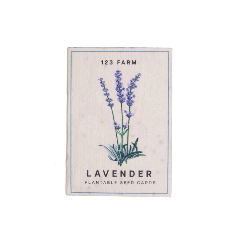 Lavender Plantable Seed Cards - Lemon And Lavender Toronto