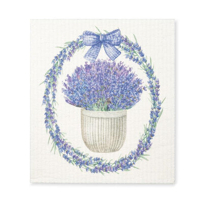 Lavender Wreath Dishcloth - Lemon And Lavender Toronto