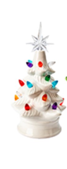 LED Ceramic Christmas Tree - Lemon And Lavender Toronto