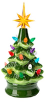 LED Ceramic Christmas Tree - Lemon And Lavender Toronto